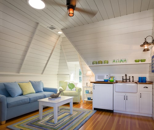 Shiplap ceilings and walls