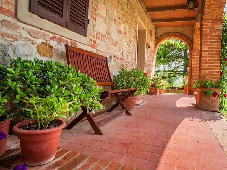 Brick porch House in Sunshine Coast